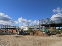 承德亞歐果仁有限公司在建杏核破碎、杏仁脫苦車間項目初見規(guī)模